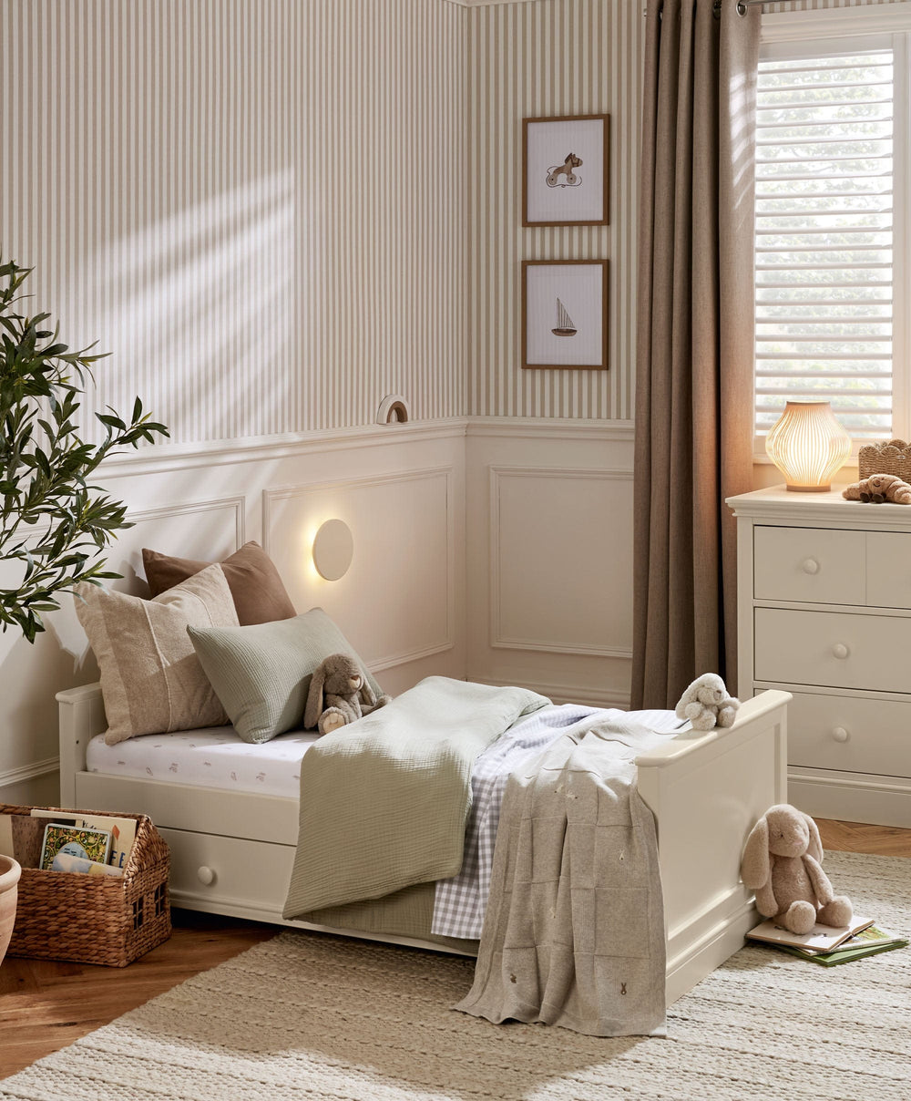 Mamas &amp; Papas Cotbeds Oxford Cotbed - Cashmere