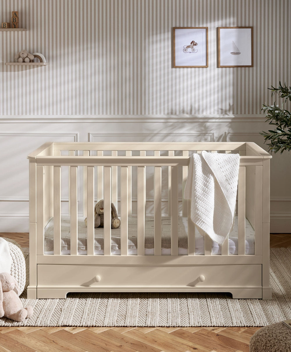 Mamas &amp; Papas Cotbeds Oxford Cotbed - Cashmere