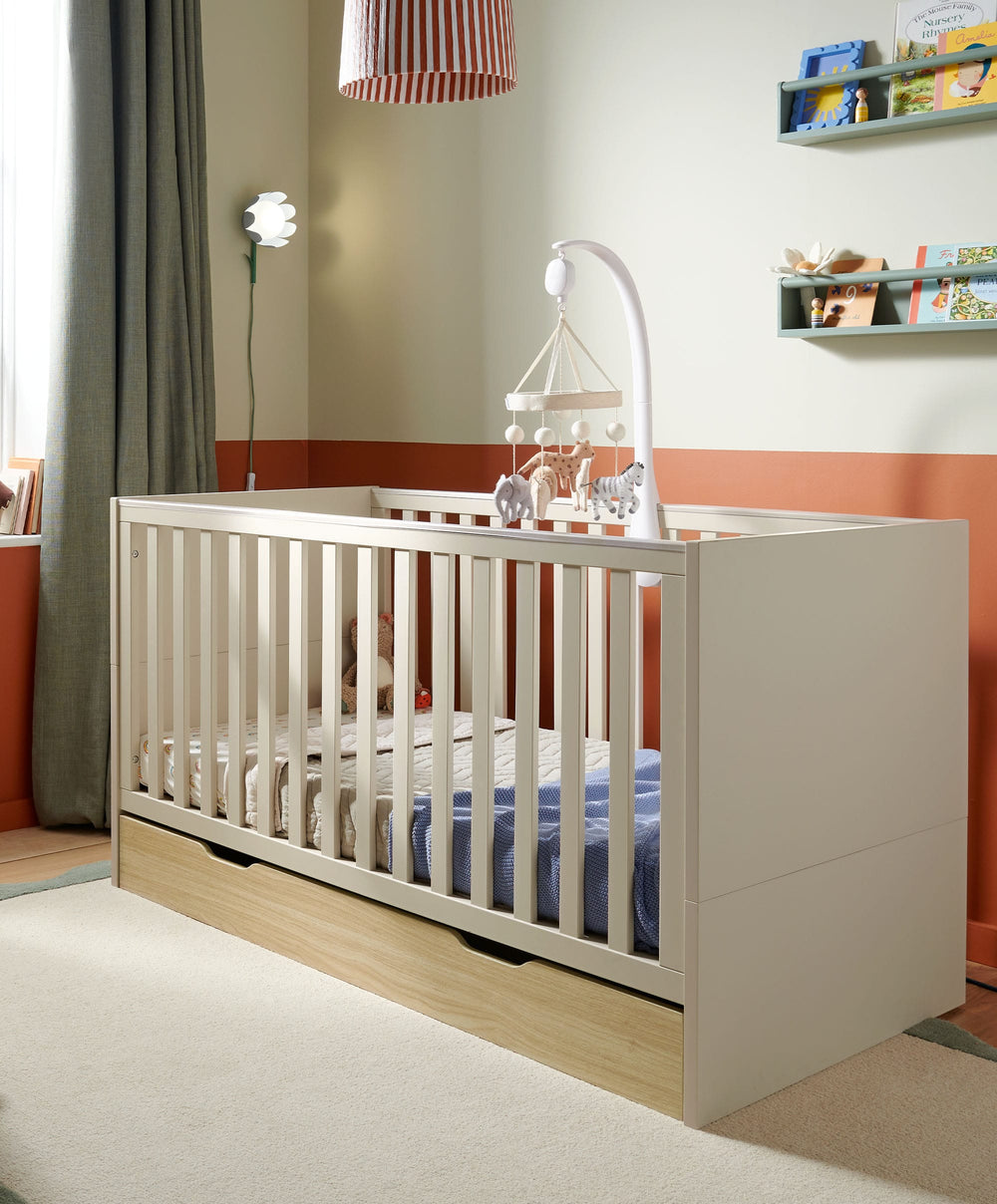 Mamas &amp; Papas Cotbeds Riga Cotbed - Cashmere