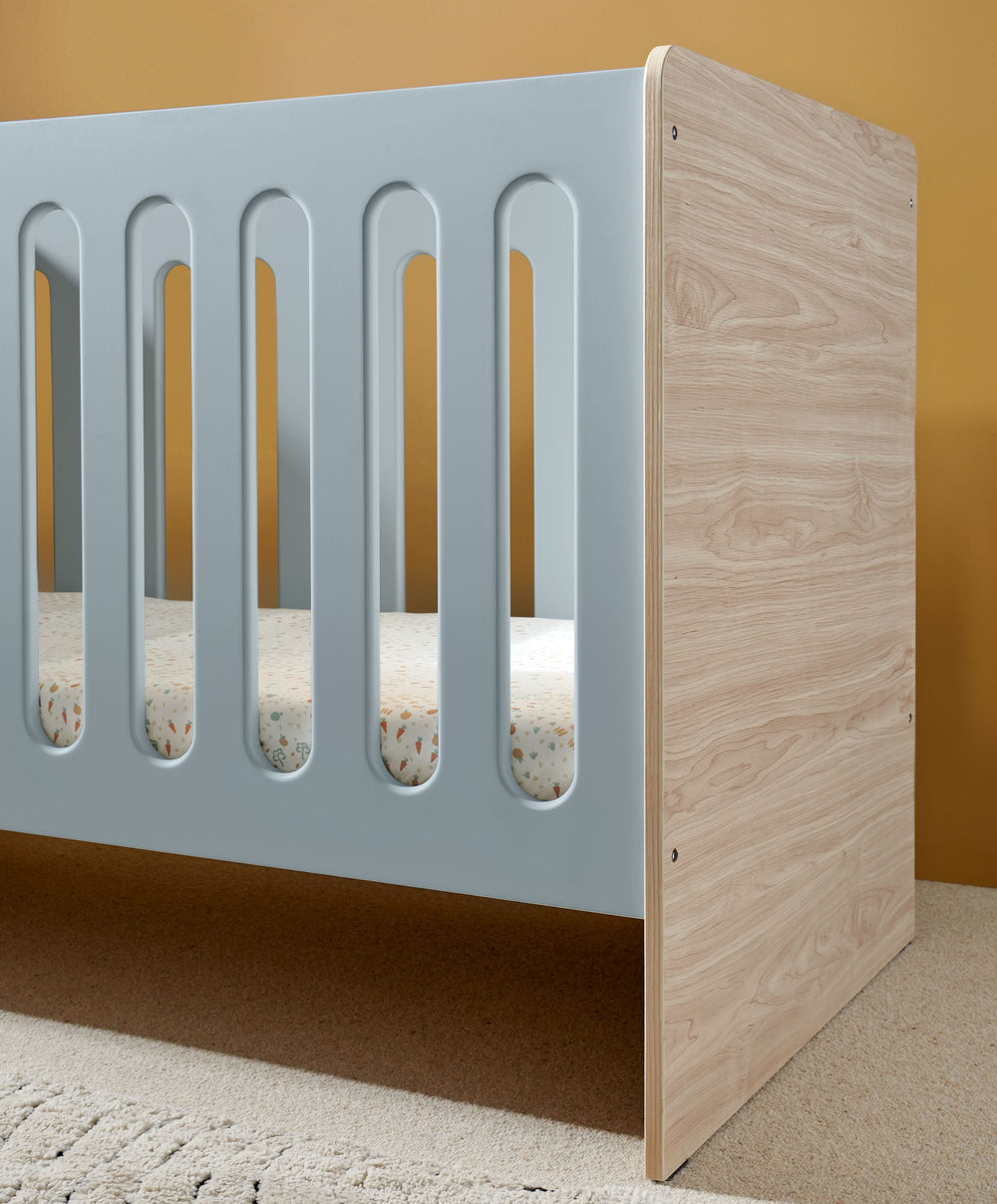 Mamas &amp; Papas Cots Vyne Cot - Bluebell/Oak