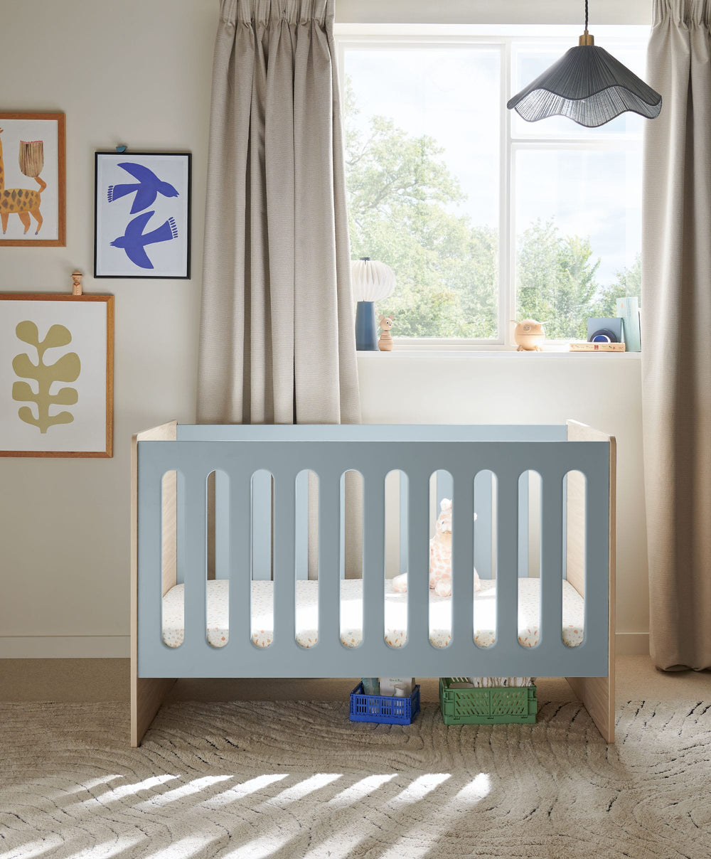 Mamas &amp; Papas Cots Vyne Cot - Bluebell/Oak