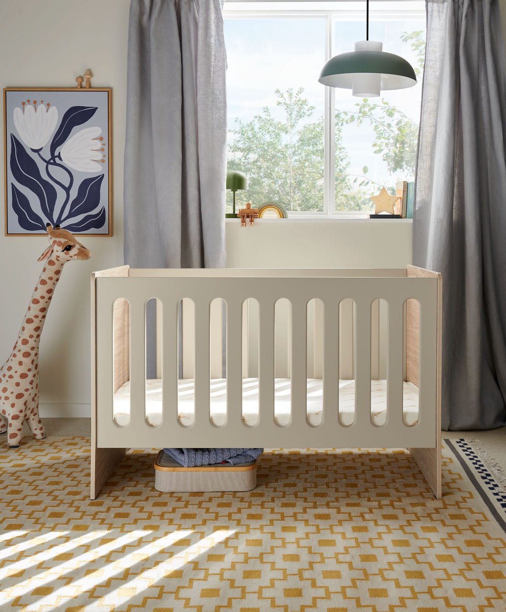 Mamas &amp; Papas Cots Vyne Cot - Cashmere/Oak
