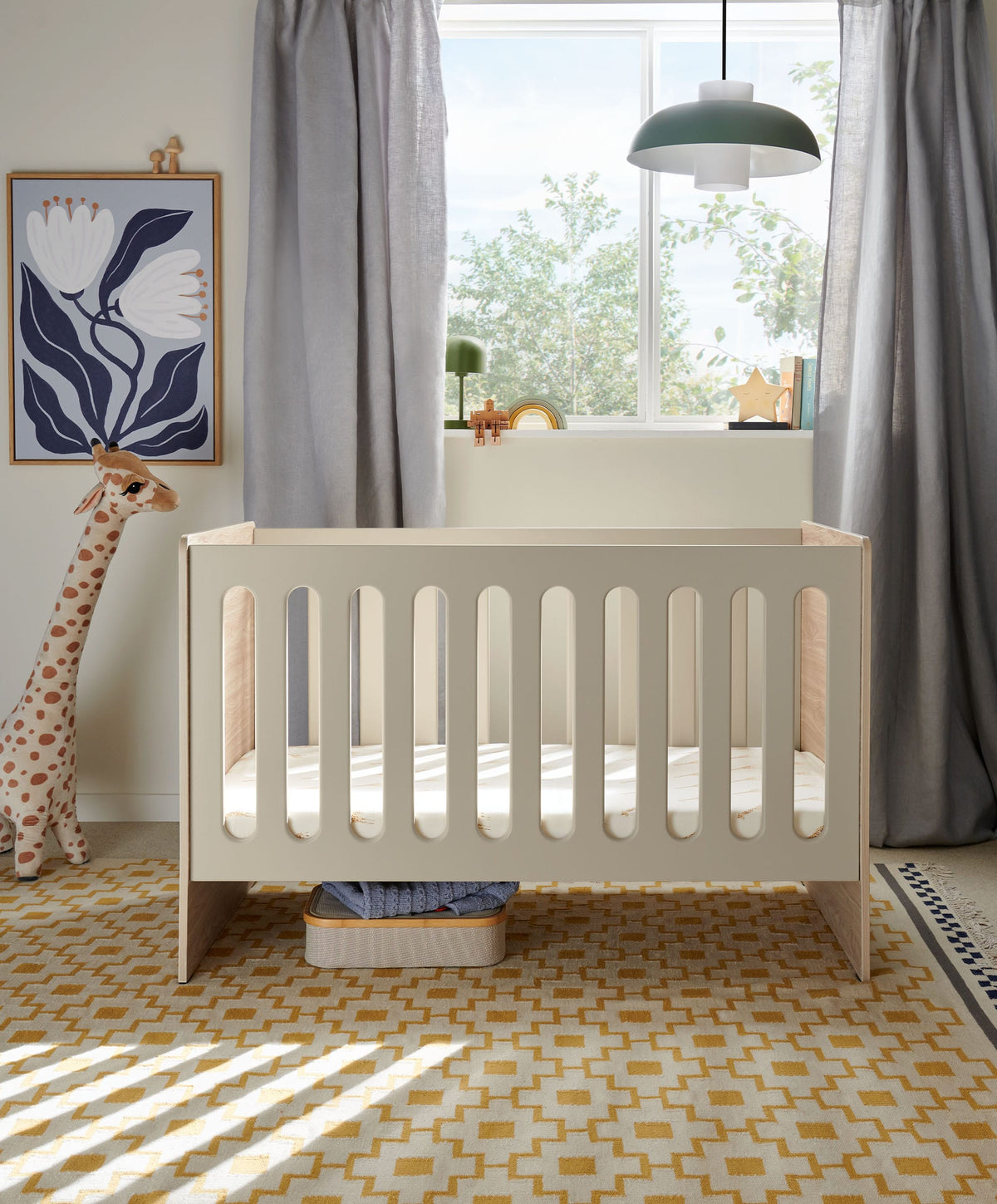 Mamas & Papas Cots Vyne Cot - Cashmere/Oak