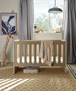 Mamas & Papas Cots Vyne Cot - Mocha/Oak
