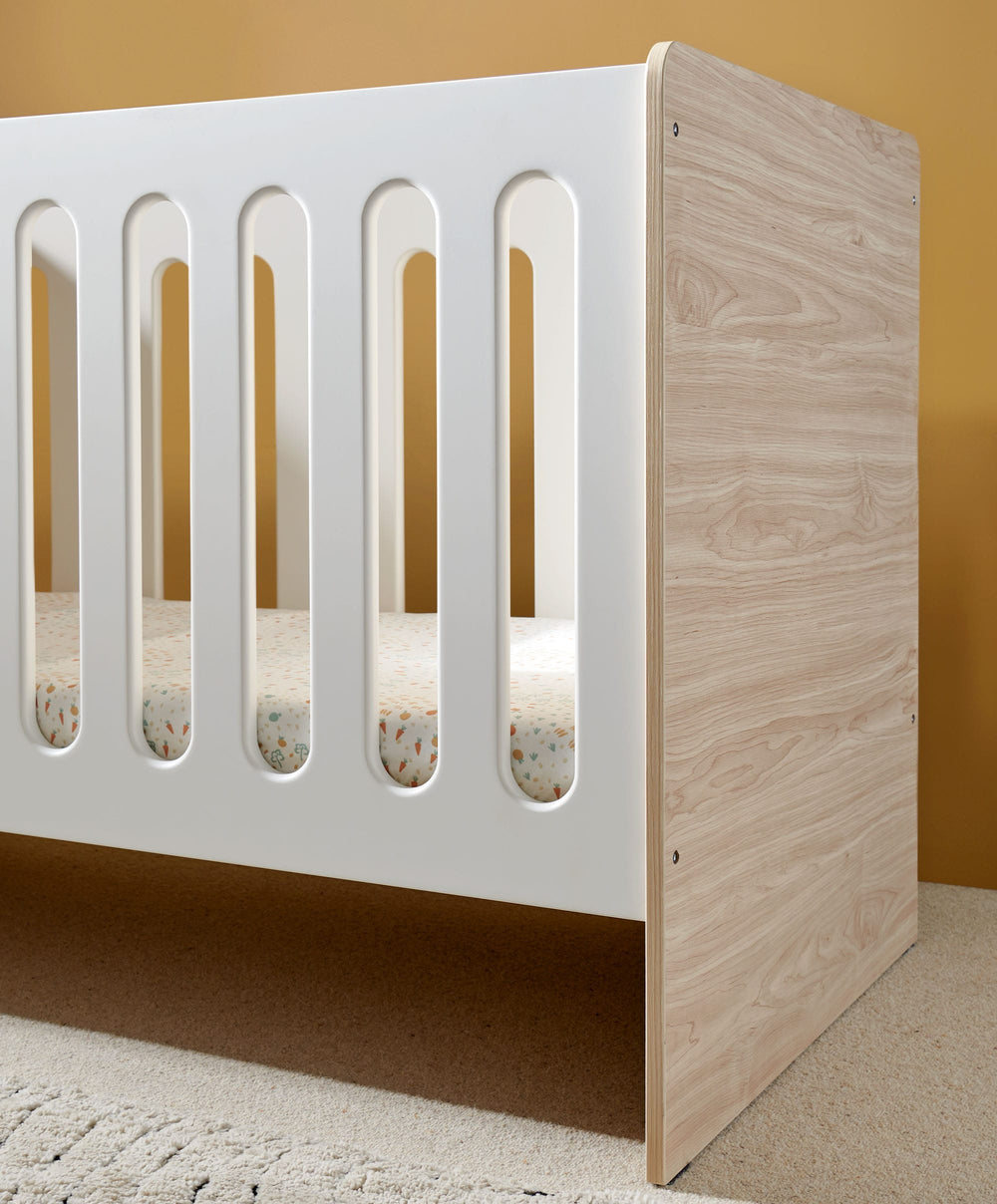 Mamas &amp; Papas Cots Vyne Cot - White/Oak