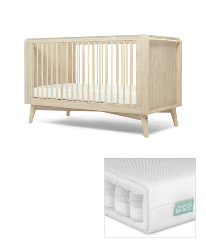 Mamas & Papas Coxley Cotbed & Mattress Bundle