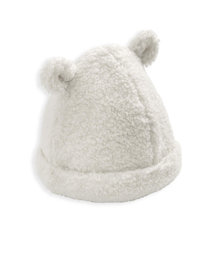 Mamas & Papas Cream Borg Ear Hat