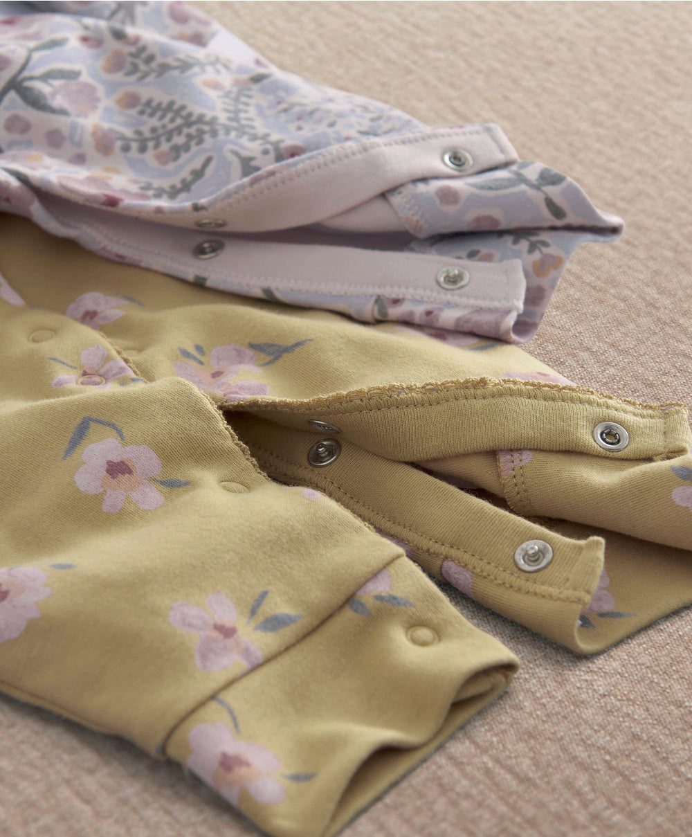 Mamas &amp; Papas Creative Floral Sleepsuits (Pack of 3)