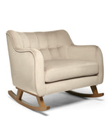 Mamas & Papas Cuddle Chairs Hilston Cuddle Chair in Velvet - Latte