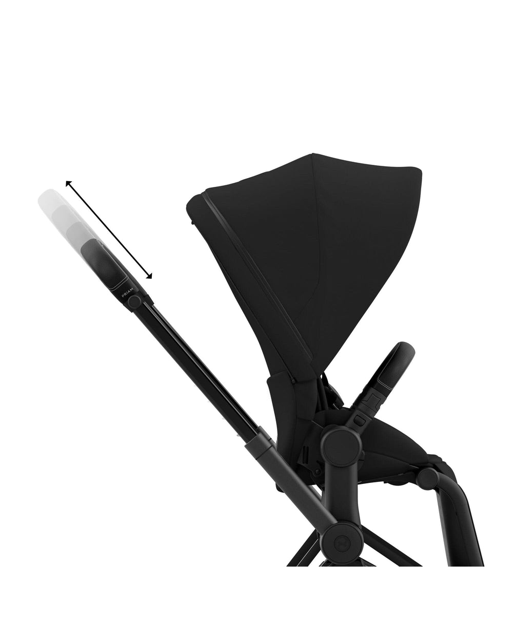 Mamas &amp; Papas Cybex Priam Pushchair Bundle With Cybex Cloud T i-Size Rotating Baby Car Seat &amp; Base (7 Pieces) - Black