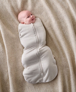 Mamas & Papas Dreampod Sleep Bags & Swaddling Oat Dreampod Swaddle - Newborn 2.5 Tog