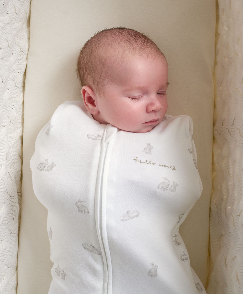 Mamas &amp; Papas Dreampod Swaddles Dreampod Swaddle Newborn (1.0 Tog) - Bunny