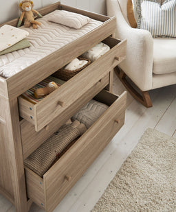 Mamas & Papas Dressers & Changers Barton Dresser Changer - Natural/Oak