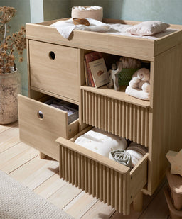 Mamas & Papas Dressers & Changers Oska Dresser Changer - Natural Oak