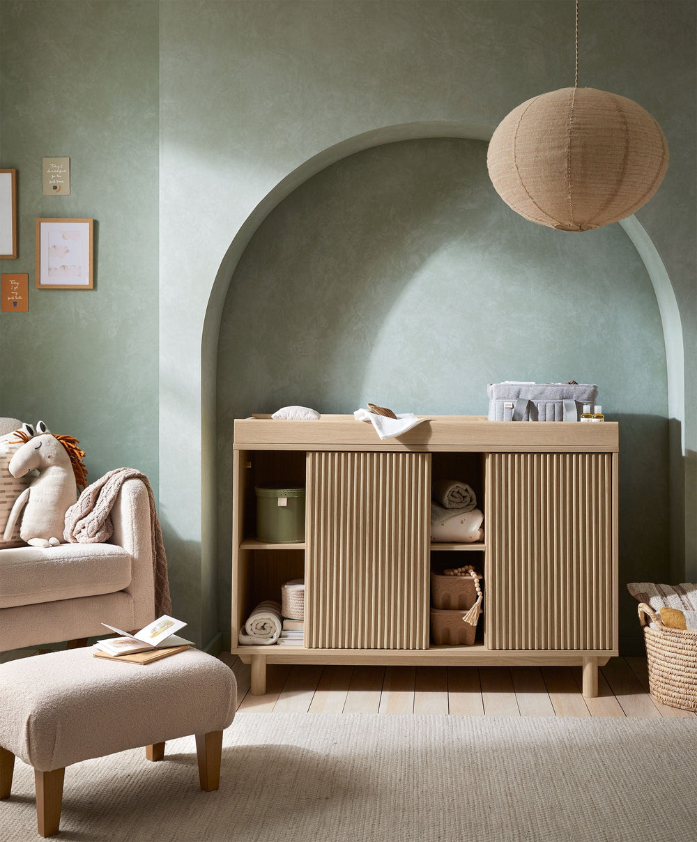 Mamas &amp; Papas Dressers &amp; Changers Oska Wide Dresser Changer - Natural Oak