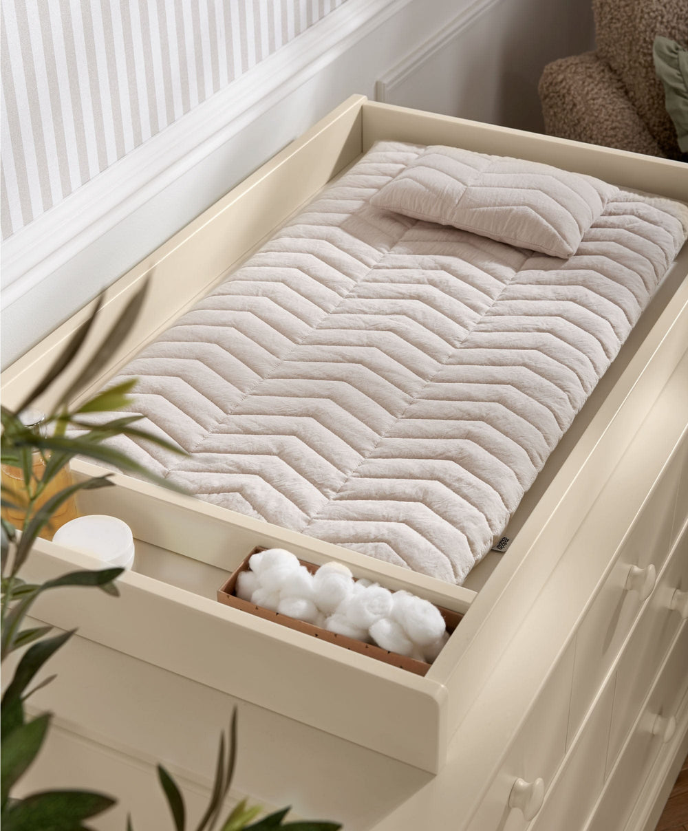 Mamas &amp; Papas Dressers &amp; Changers Oxford 3 Drawer Dresser &amp; Baby Changing Unit - Cashmere