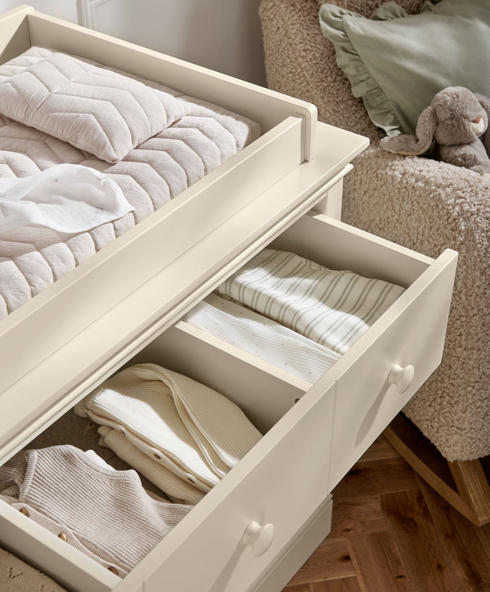 Mamas &amp; Papas Dressers &amp; Changers Oxford 3 Drawer Dresser &amp; Baby Changing Unit - Cashmere