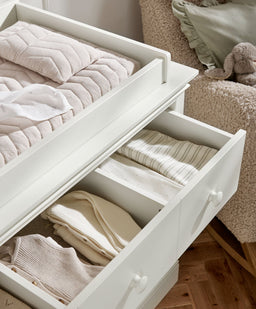 Mamas & Papas Dressers & Changers Oxford 3 Drawer Dresser & Baby Changing Unit - White
