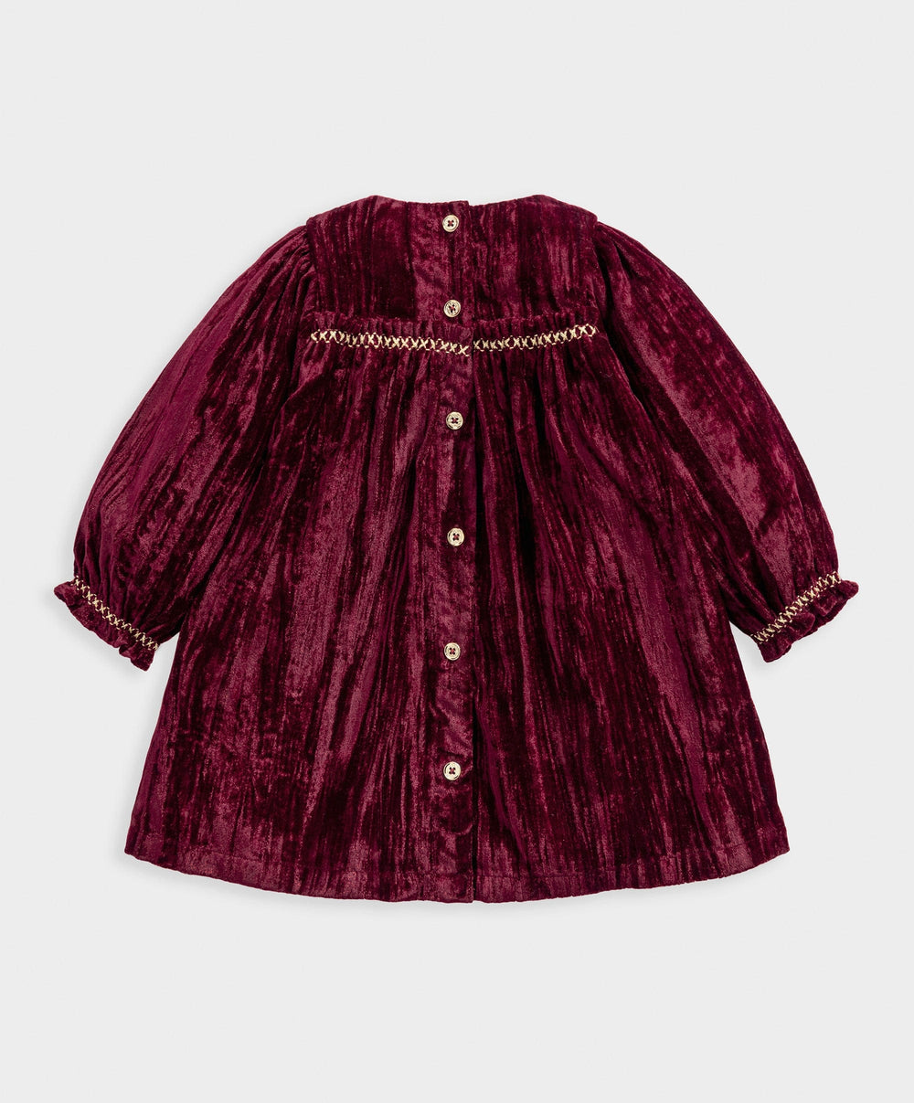 Mamas &amp; Papas Dresses &amp; Skirts Burgundy Velvet Dress