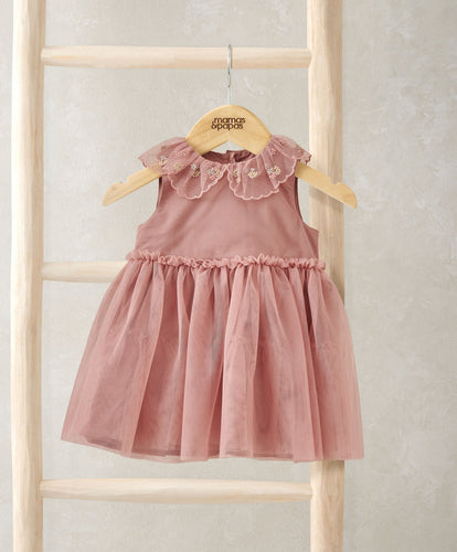 Mamas & Papas Dresses & Skirts Collar Mesh Dress