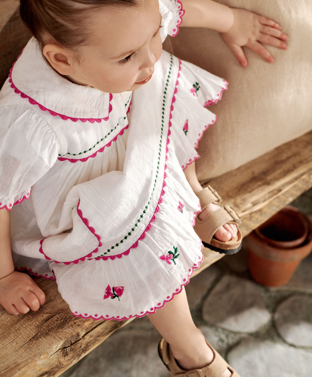 Mamas &amp; Papas Dresses &amp; Skirts Collared Embroidered Dress