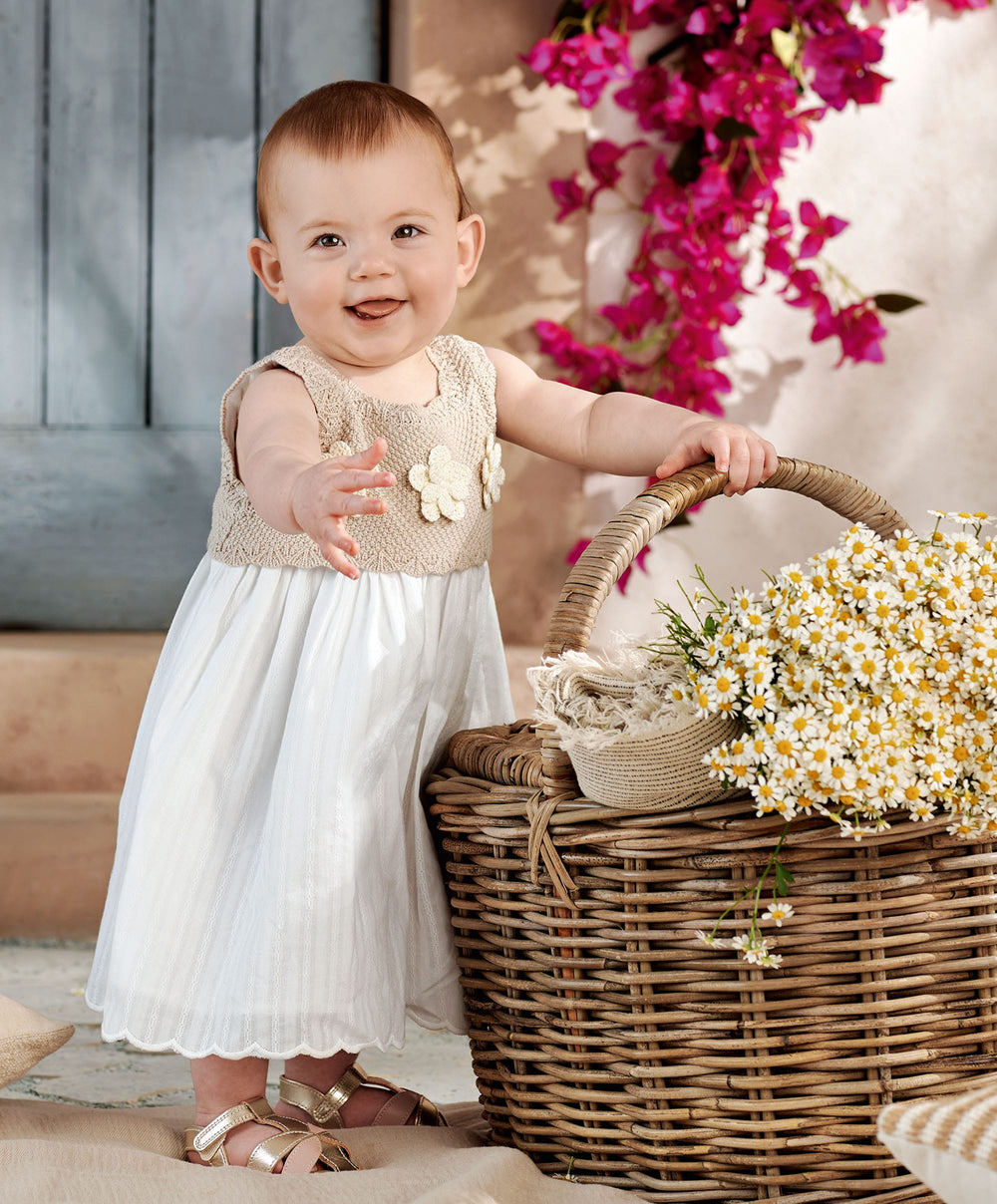 Mamas &amp; Papas Dresses &amp; Skirts Crochet Woven Summer Dress