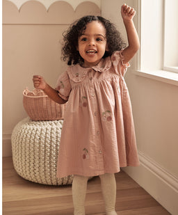 Mamas & Papas Dresses & Skirts Embroidered Cherry Dress
