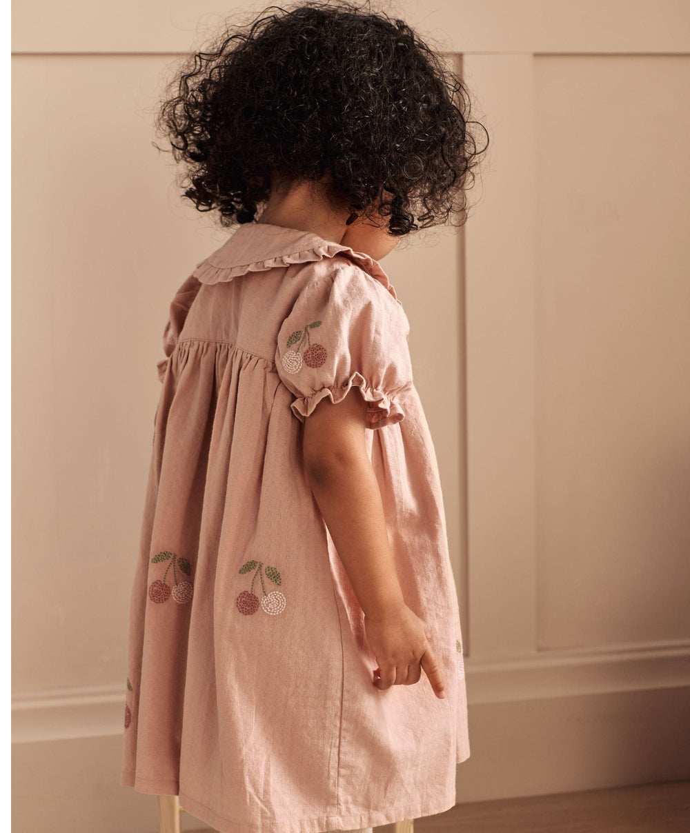 Mamas &amp; Papas Dresses &amp; Skirts Embroidered Cherry Dress