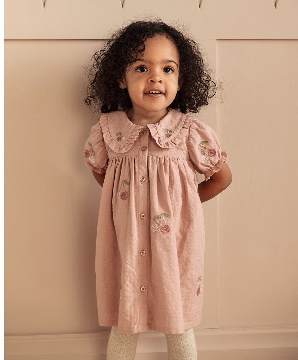 Mamas &amp; Papas Dresses &amp; Skirts Embroidered Cherry Dress