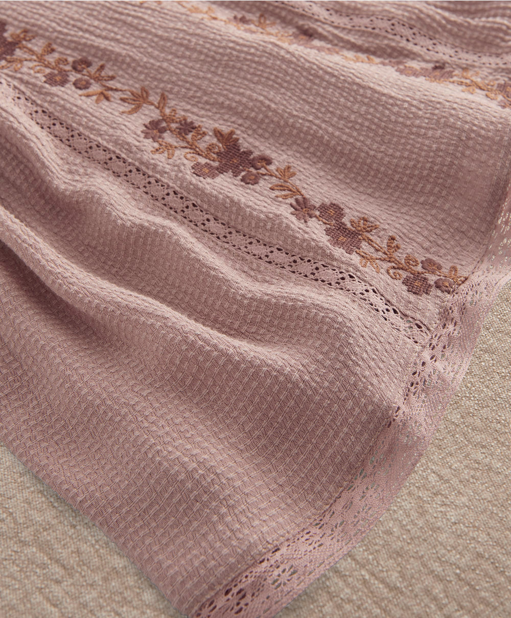 Mamas &amp; Papas Dresses &amp; Skirts Embroidered Lace Trim Dress