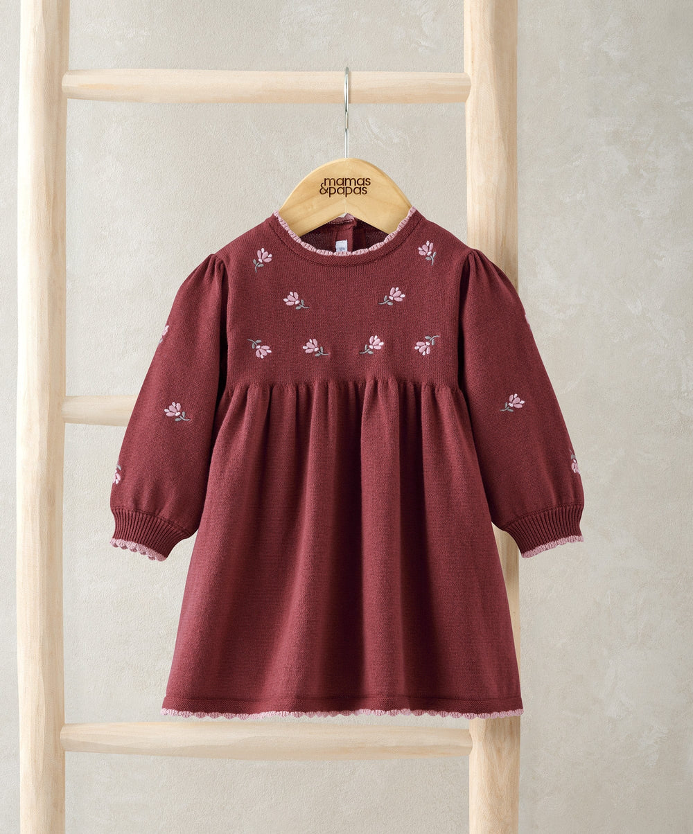 Mamas &amp; Papas Dresses &amp; Skirts Floral Embroidered Dress