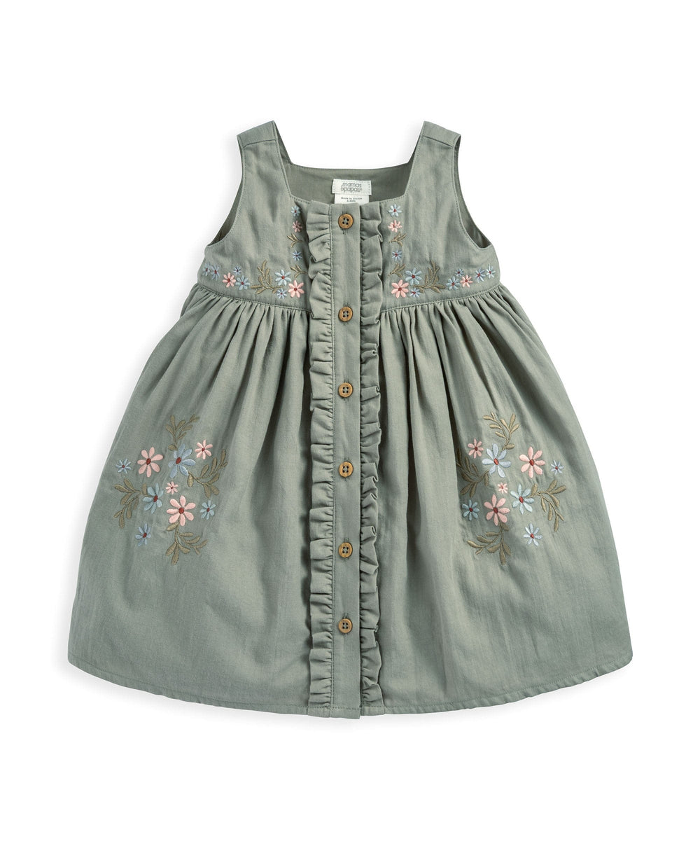 Mamas &amp; Papas Dresses &amp; Skirts Floral Pinafore