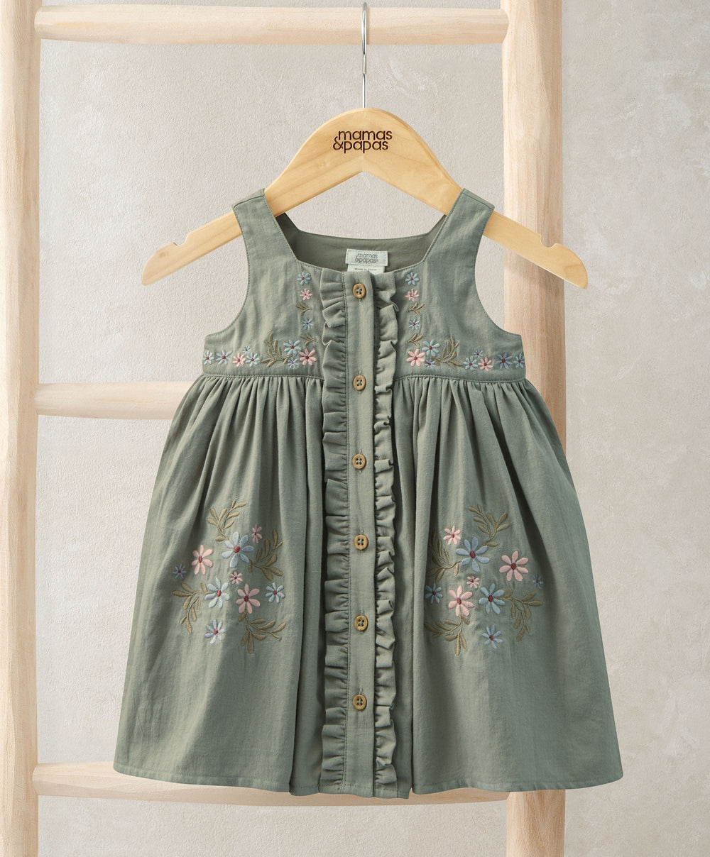 Mamas &amp; Papas Dresses &amp; Skirts Floral Pinafore