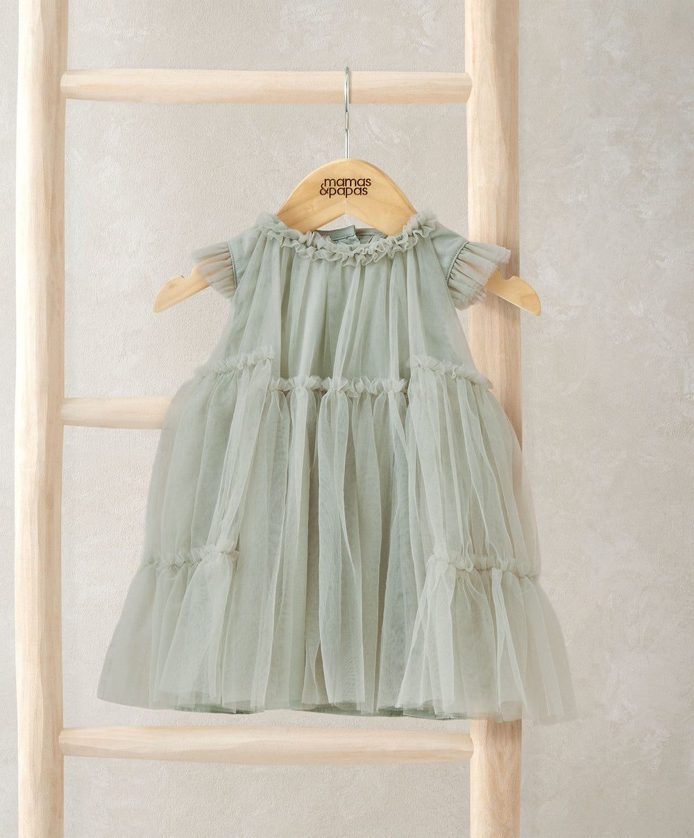 Mamas &amp; Papas Dresses &amp; Skirts Green Mesh Dress