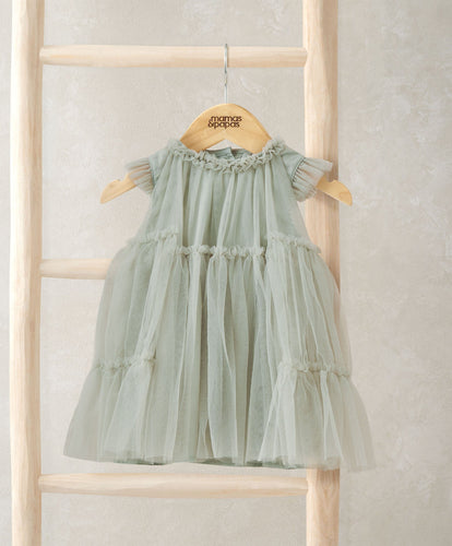 Mamas & Papas Dresses & Skirts Green Mesh Dress