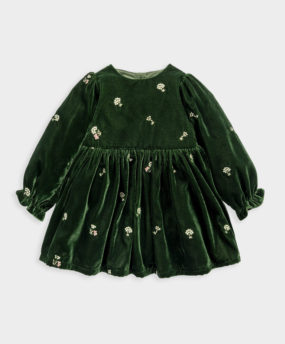 Mamas &amp; Papas Dresses &amp; Skirts Green Velvet Dress