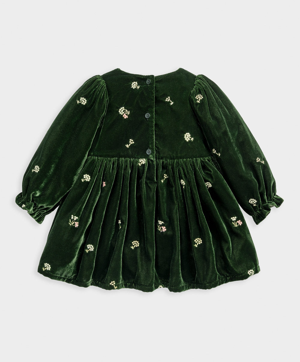 Mamas &amp; Papas Dresses &amp; Skirts Green Velvet Dress