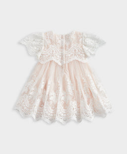 Mamas & Papas Dresses & Skirts Lace Frill Sleeve Dress