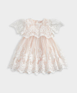 Mamas & Papas Dresses & Skirts Lace Frill Sleeve Dress