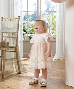 Mamas & Papas Dresses & Skirts Lace Frill Sleeve Dress