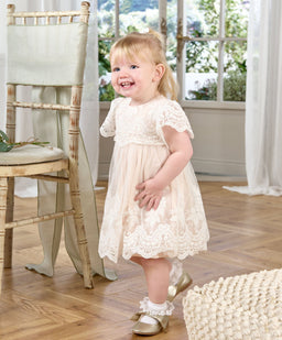 Mamas & Papas Dresses & Skirts Lace Frill Sleeve Dress