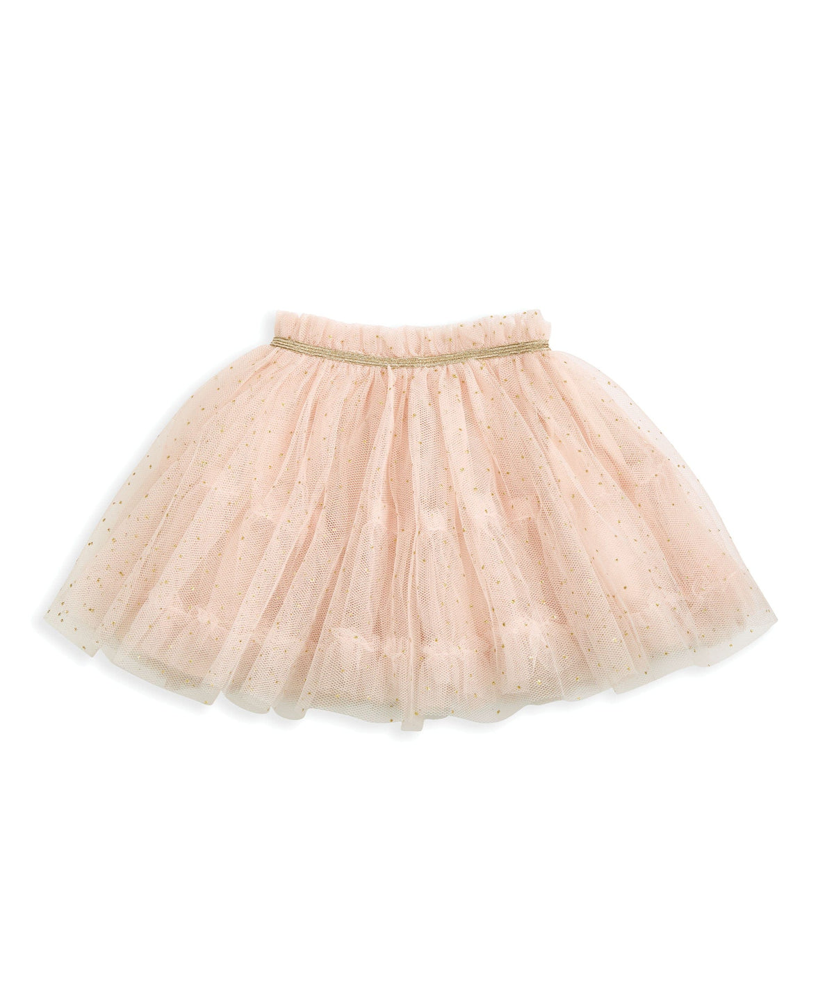 Sparkle Mesh Tutu Skirt with Metallic Waistband Pink – Mamas