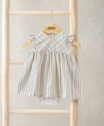 Mamas & Papas Dresses & Skirts Woven Stripe Dress