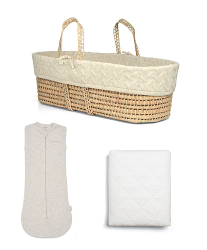 Mamas & Papas Duckling Moses Basket Bundle (3 Pieces)