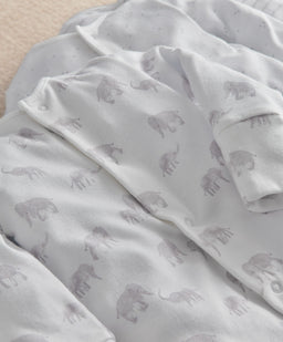 Mamas & Papas Elephant Print Sleepsuit