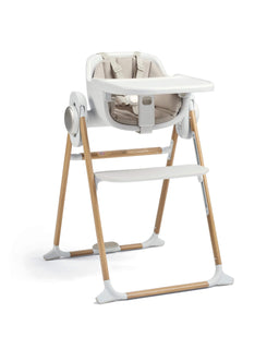Mamas & Papas Eno Highchair, Eno Highchair Cushion & Eno Bouncer Bundle - Cashmere
