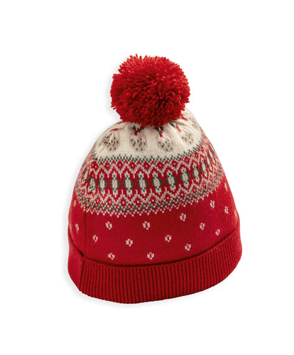 Mamas & Papas Fairisle Knitted Christmas Hat