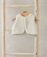 Mamas & Papas Faux Fur Gilet - Cream