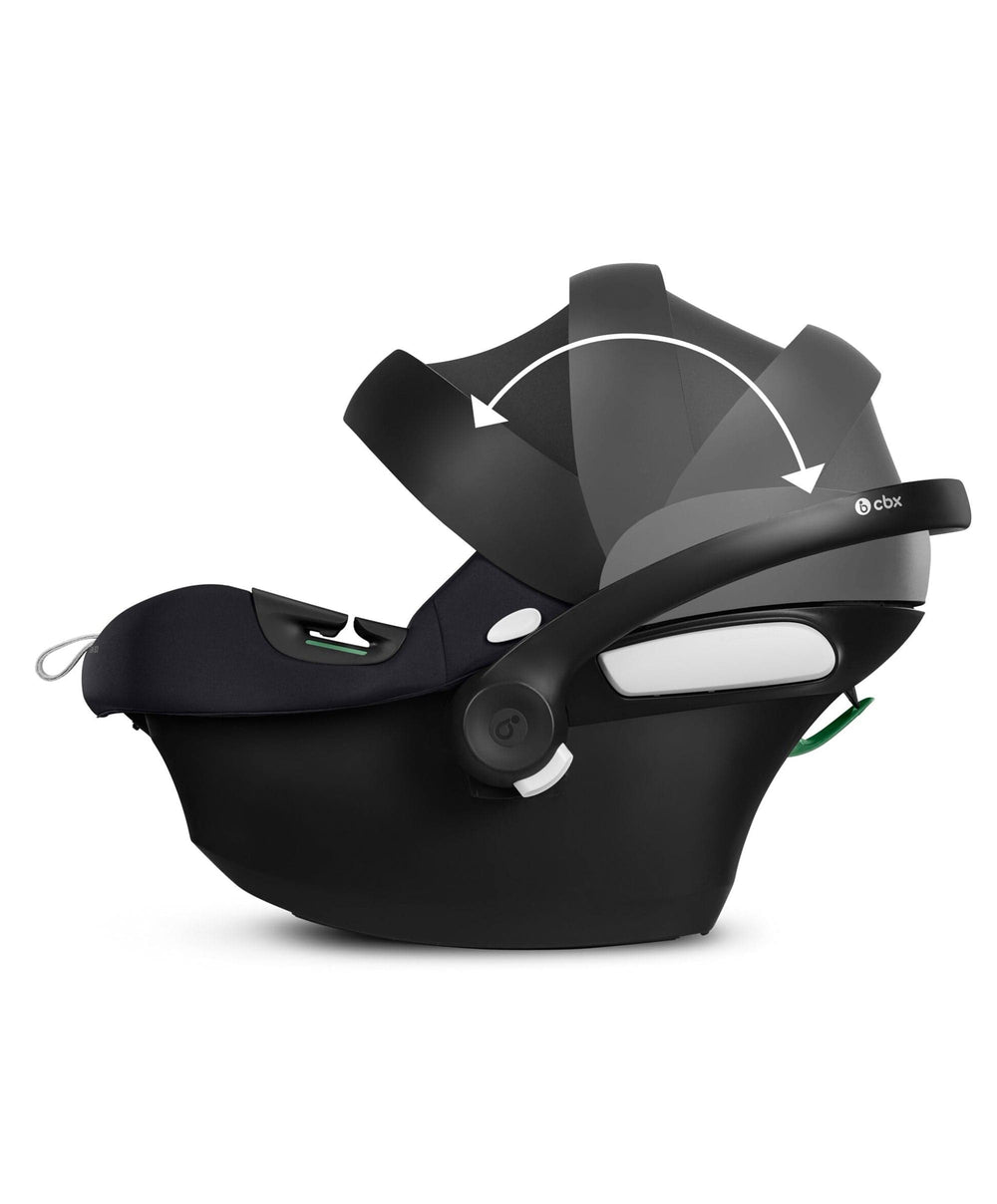 Mamas &amp; Papas Flip XT³ Pushchair Bundle with Cybex Aton B Car Seat &amp; Base (5 Pieces) – Harbour Grey