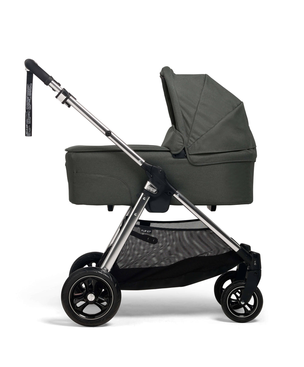 Mamas &amp; Papas Flip XT³ Pushchair Bundle with Cybex Aton B Car Seat &amp; Base (5 Pieces) – Harbour Grey
